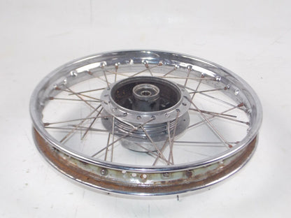 VINTAGE HONDA CB100 CB125 REAR WHEEL KAGA RIM 18" VINTAGE - MotoRaider