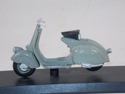1946 VESPA 98 GREY PIAGGIO VINTAGE SCOOTER L=4" 100mm SCALE 1:18 MODEL DIE CAST - MotoRaider
