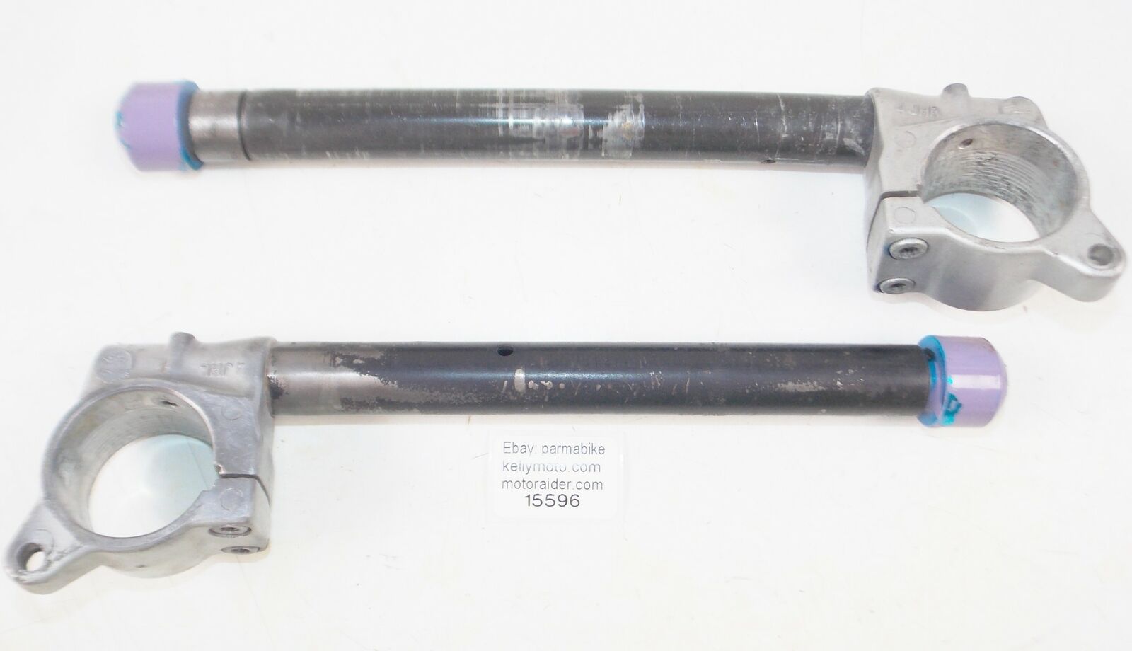 1994-1995 YAMAHA FZR 600R HANDLEBARS CLIP ON BARS RACER 7/8" 22mm - MotoRaider