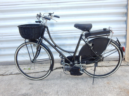 1990's LEM LADY BICYCLE 35cc BERARDI MOZZI MOTOR BLACK ITALY PIT BIKE CAMPING - MotoRaider