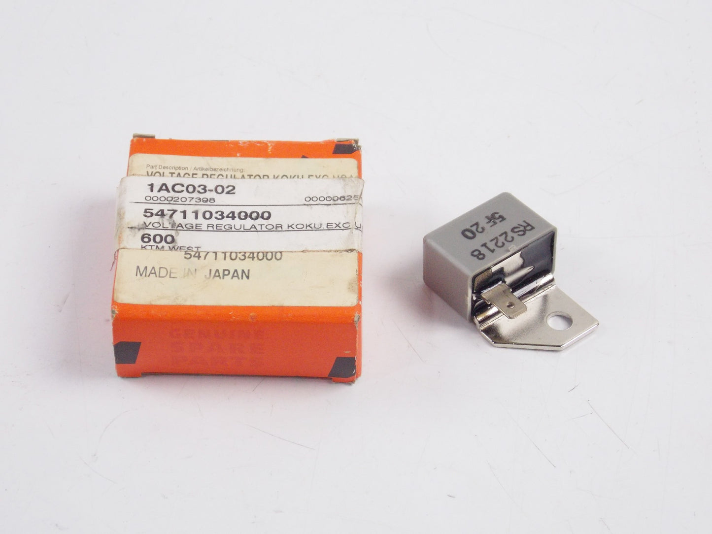 NOS OEM KTM 2006-08 250XC/300XC/300XCW VOLTAGE REGULATOR KOKUSAN EXC 54711034000 - MotoRaider