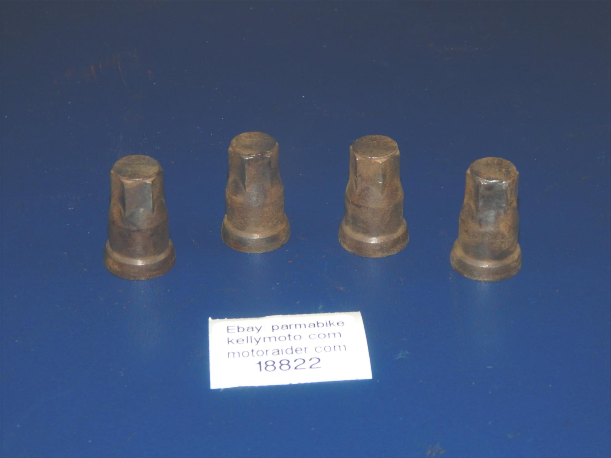 4 1970's CYLINDER HEAD NUTS SACHS PUCH KTM DKW HERCULES YAMAHA THREAD D=8mm - MotoRaider
