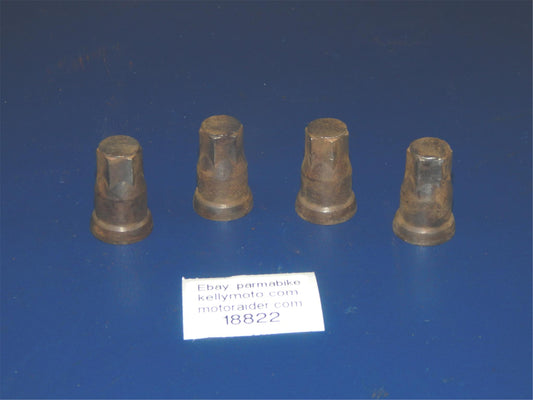 4 1970's CYLINDER HEAD NUTS SACHS PUCH KTM DKW HERCULES YAMAHA THREAD D=8mm - MotoRaider