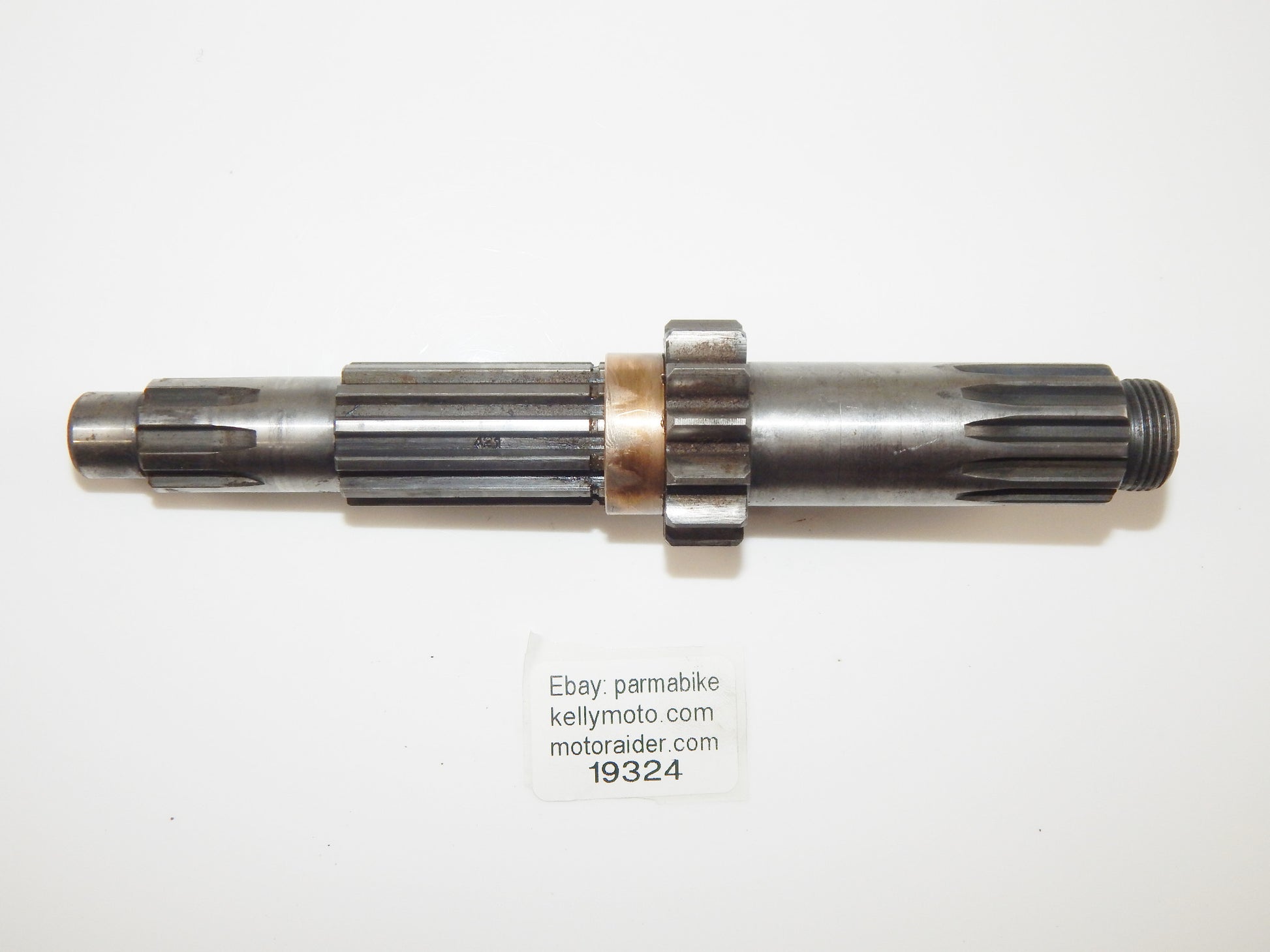 VINTAGE HUSQVARNA MOTORCYCLE TRANSMISSION GEARBOX SHAFT #421 13T 161242101 - MotoRaider