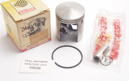NOS MALOSSI 344937 PISTON + RING + PIN + CLIPS DIAMETER 43.4 mm PIAGGIO CIAO - MotoRaider