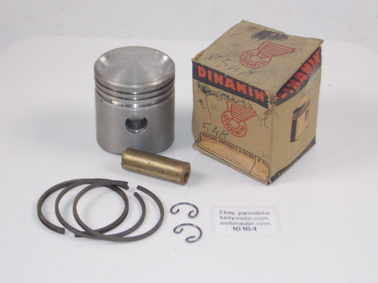 NOS DINAMIN 192 PISTON 54.8 MM MV 125 SPORT+RINGS+15 MM PIN+CIRCLIPS #16164 - MotoRaider