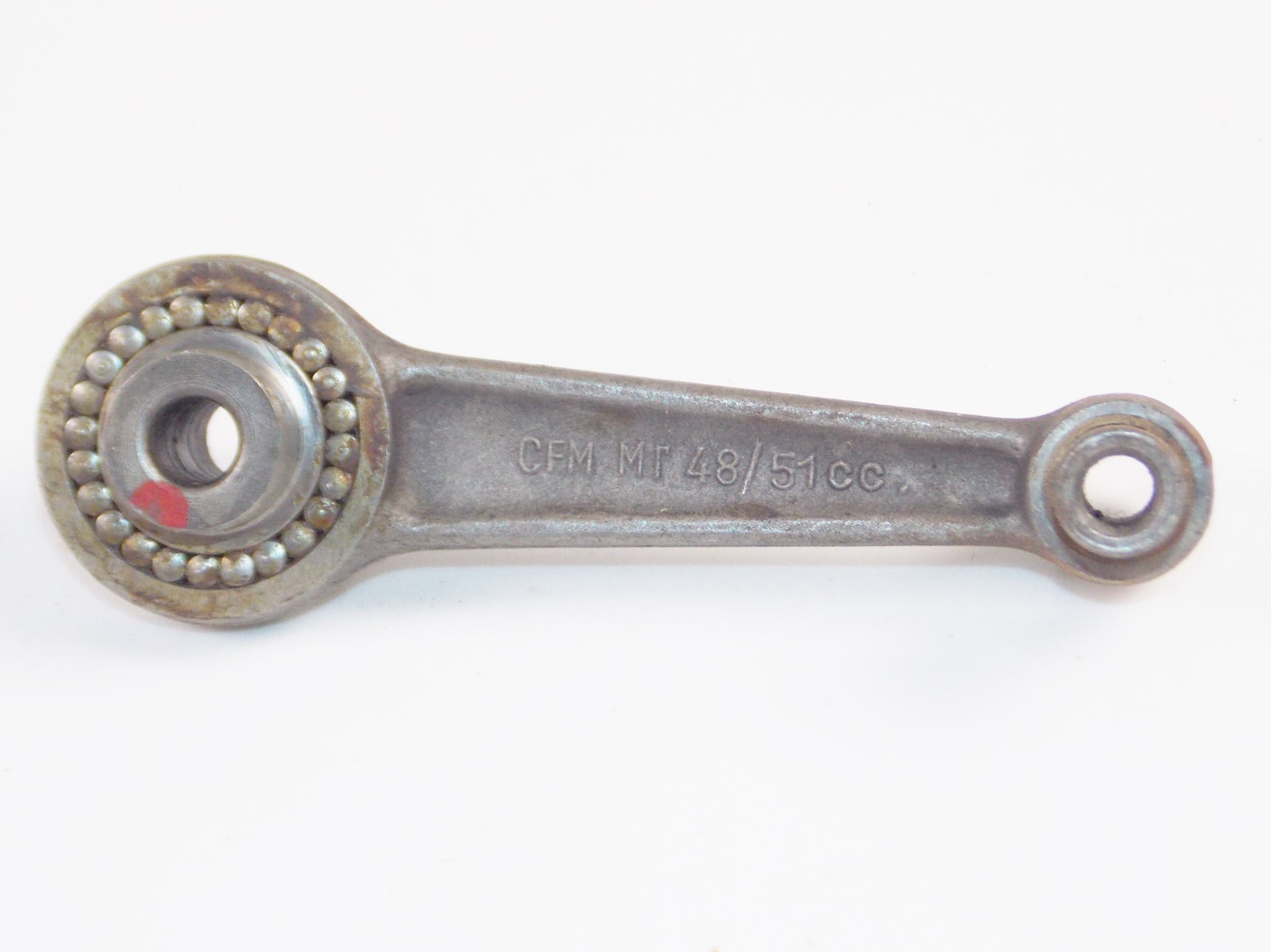 CFM CONNECTING ROD+PINS+BEARING MOTOM L-SS 1957 48cc 51cc OVERALL LENGTH 105mm - MotoRaider