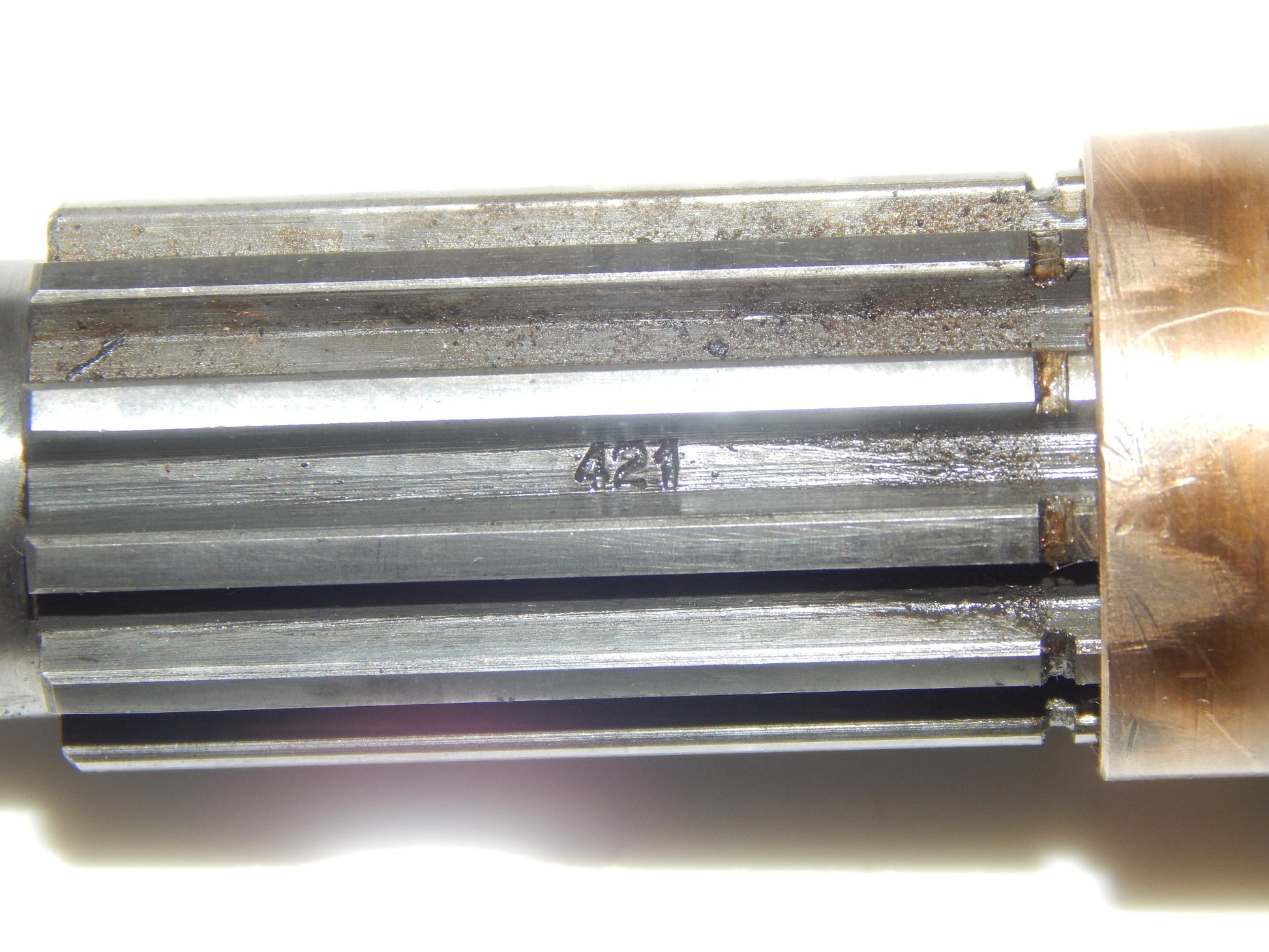 VINTAGE HUSQVARNA MOTORCYCLE TRANSMISSION GEARBOX SHAFT #421 13T 161242101 - MotoRaider