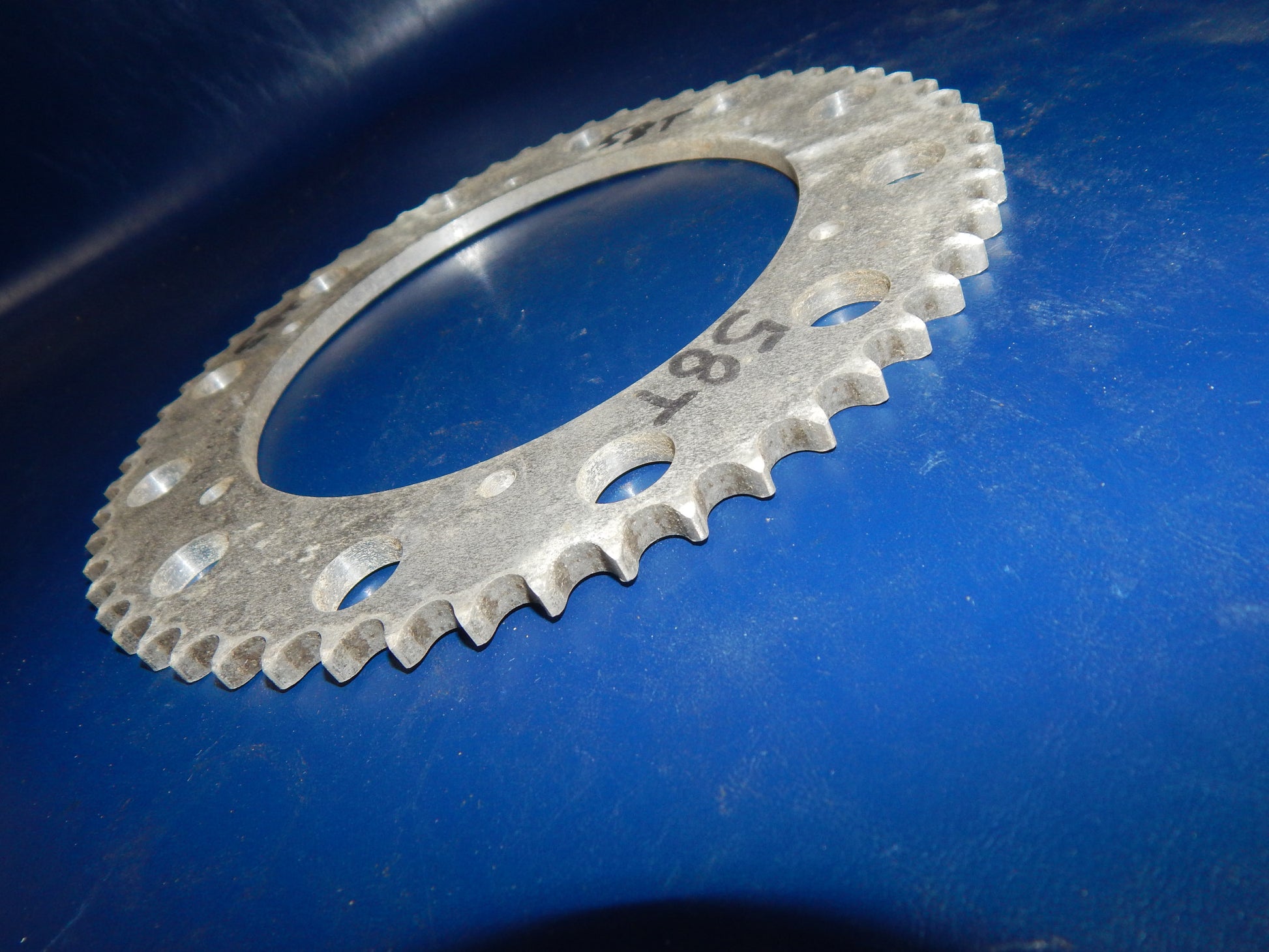 1970's ALLOY 58T REAR WHEEL SPROCKET HERCULES DKW SACHS GS MC 125 175 9020350358 - MotoRaider