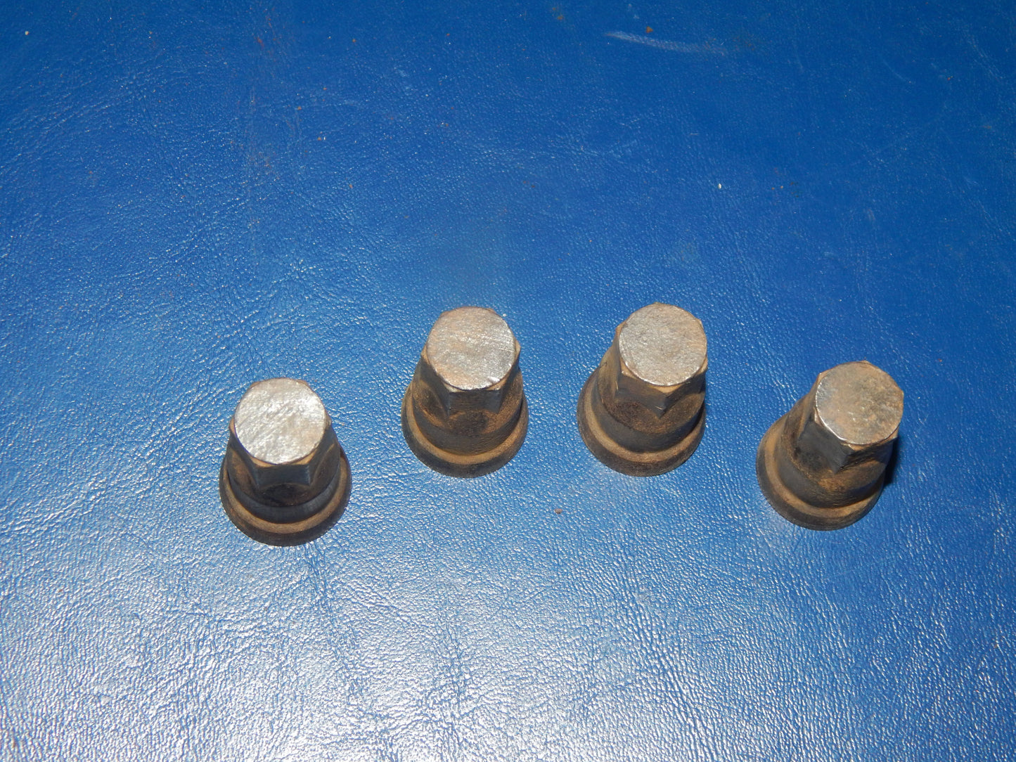 4 1970's CYLINDER HEAD NUTS SACHS PUCH KTM DKW HERCULES YAMAHA THREAD D=8mm - MotoRaider