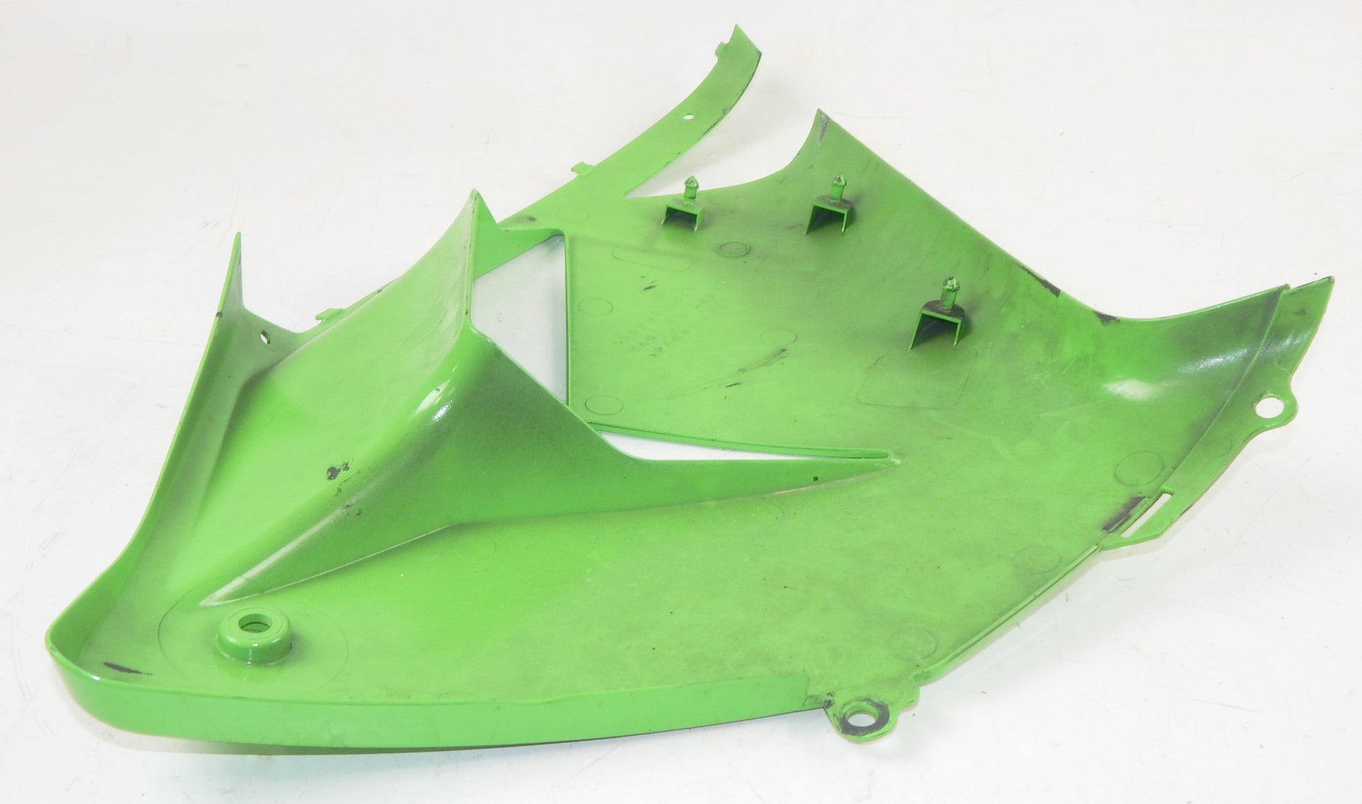 OEM KAWASAKI 2004 ZX10R LEFT SIDE MID PANEL COWL GREEN 55028-0007 - MotoRaider