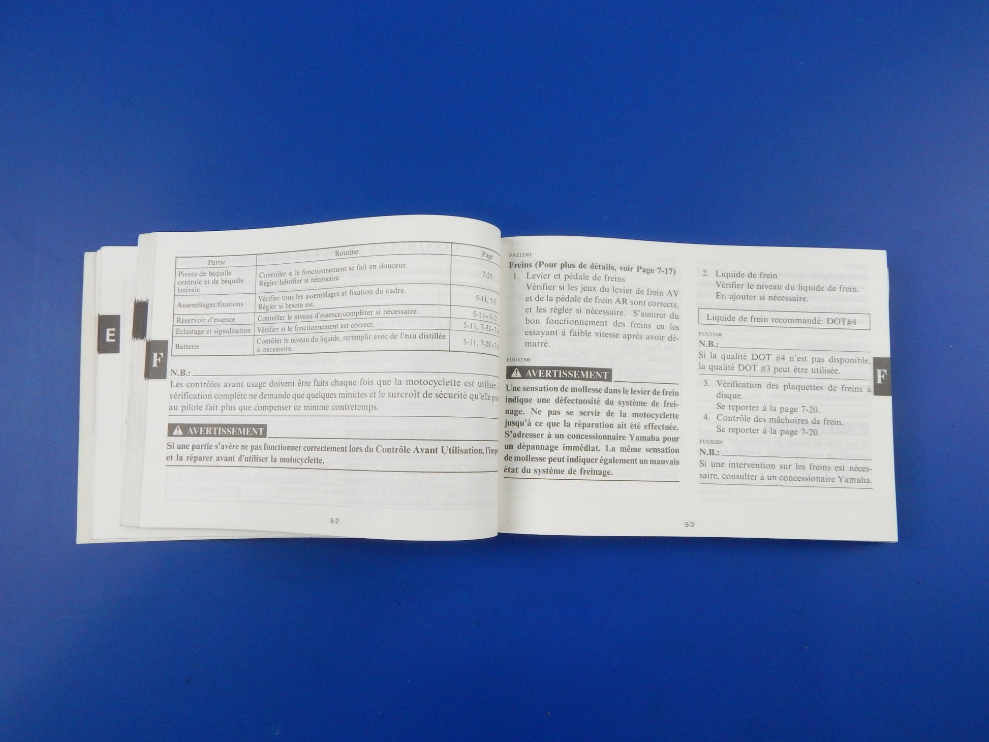 1993 YAMAHA XV750 USER OWNER MANUAL BOOK 4FY-28199-A0 MULTI LANGUAGE VINTAGE - MotoRaider