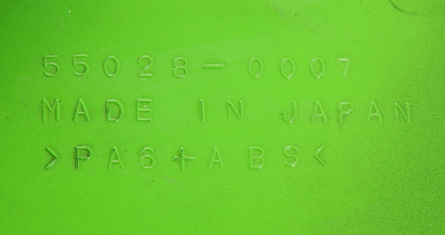 OEM KAWASAKI 2004 ZX10R LEFT SIDE MID PANEL COWL GREEN 55028-0007 - MotoRaider