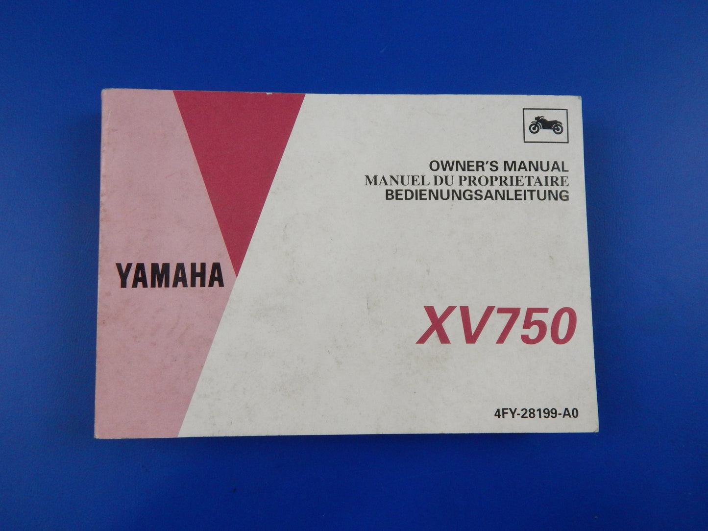 1993 YAMAHA XV750 USER OWNER MANUAL BOOK 4FY-28199-A0 MULTI LANGUAGE VINTAGE - MotoRaider