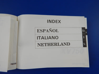 1993 YAMAHA XV750 USER OWNER MANUAL BOOK 4FY-28199-A0 MULTI LANGUAGE VINTAGE - MotoRaider