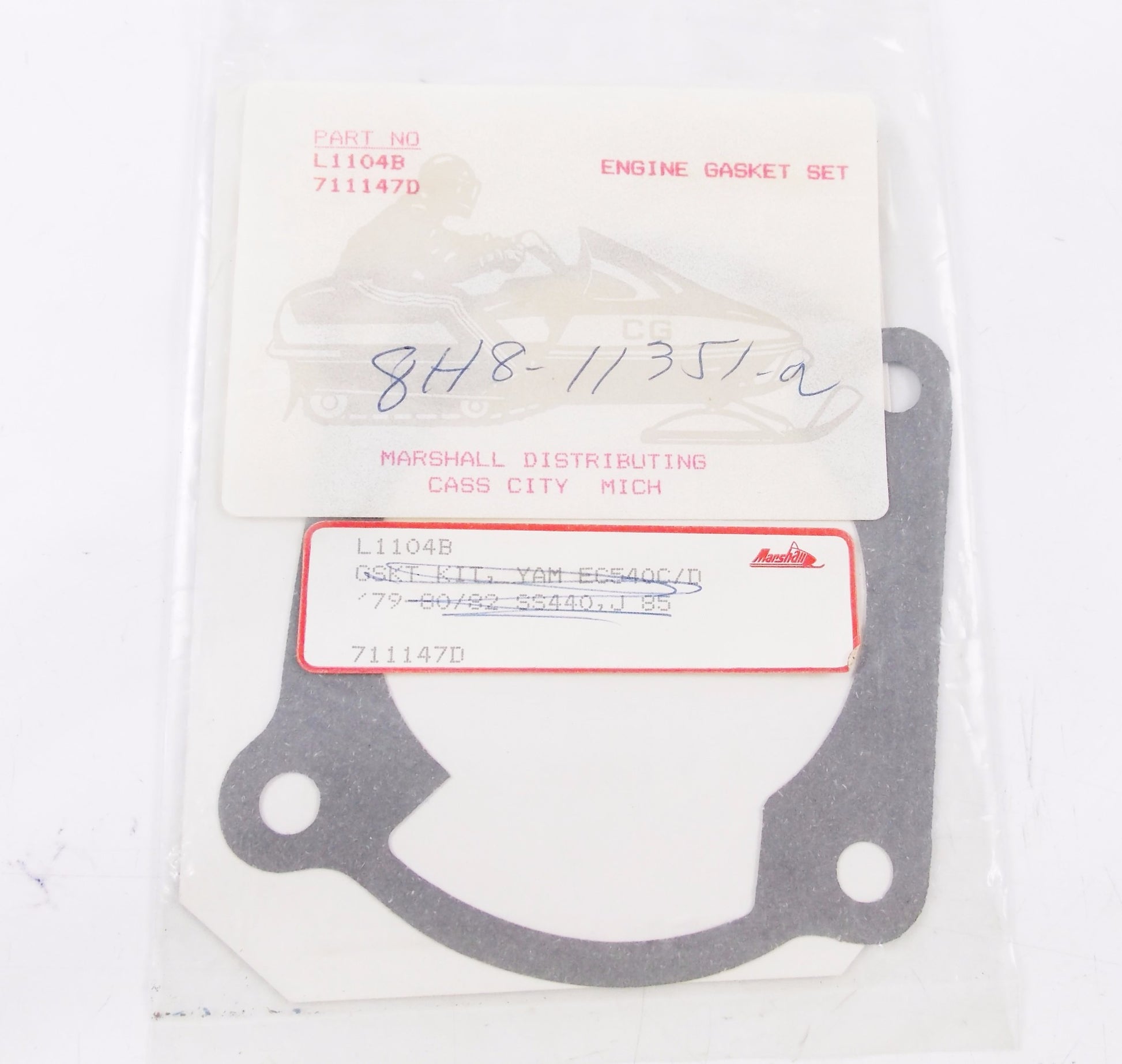 MARSHALL YAMAHA 86-88 SR540 98 VK540 86-88 XL540 ENGINE GASKET SEAL 8H8-11351-00 - MotoRaider