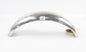 VINTAGE MOTORCYCLE MOPED MUDGUARD FRONT FENDER STEEL CHROMED L=27 W=7" ITALY - MotoRaider