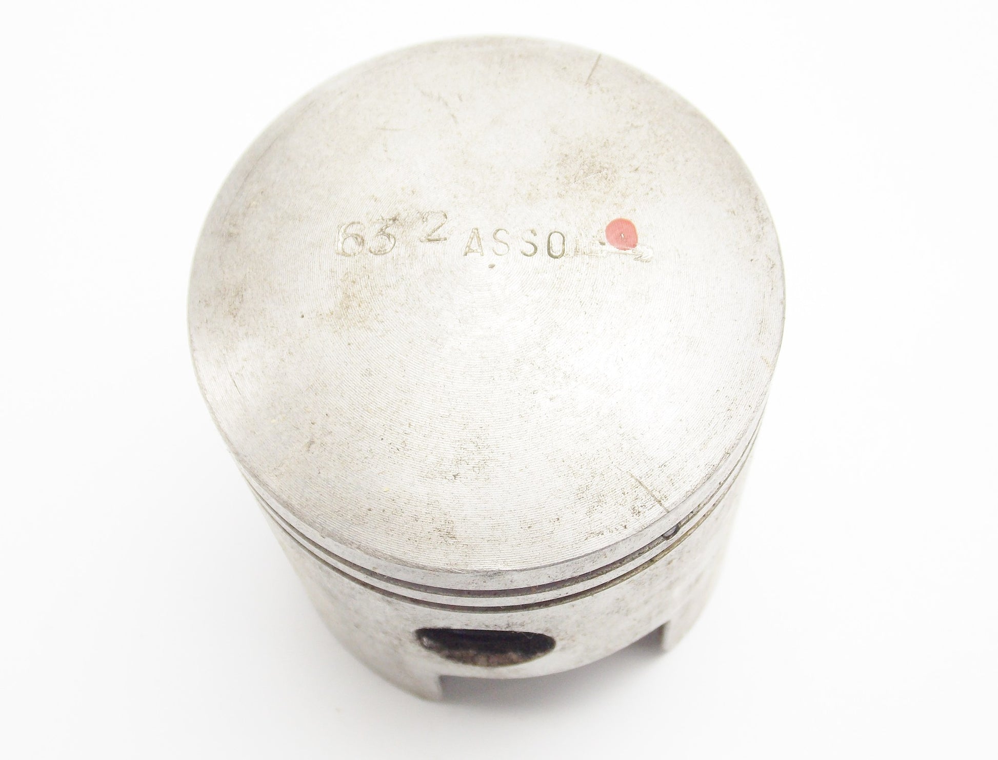 ASSO WERKE PISTON+RING D=63.2mm LAMBRETTA 175 FURGONE "OPEN WINDOW" LAMBRO SERVI - MotoRaider