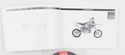 BETA R125 R107 R10 R12 MINITRIAL OWNER MANUAL+CD ITALIAN ENGLISH FRENCH GERMAN - MotoRaider