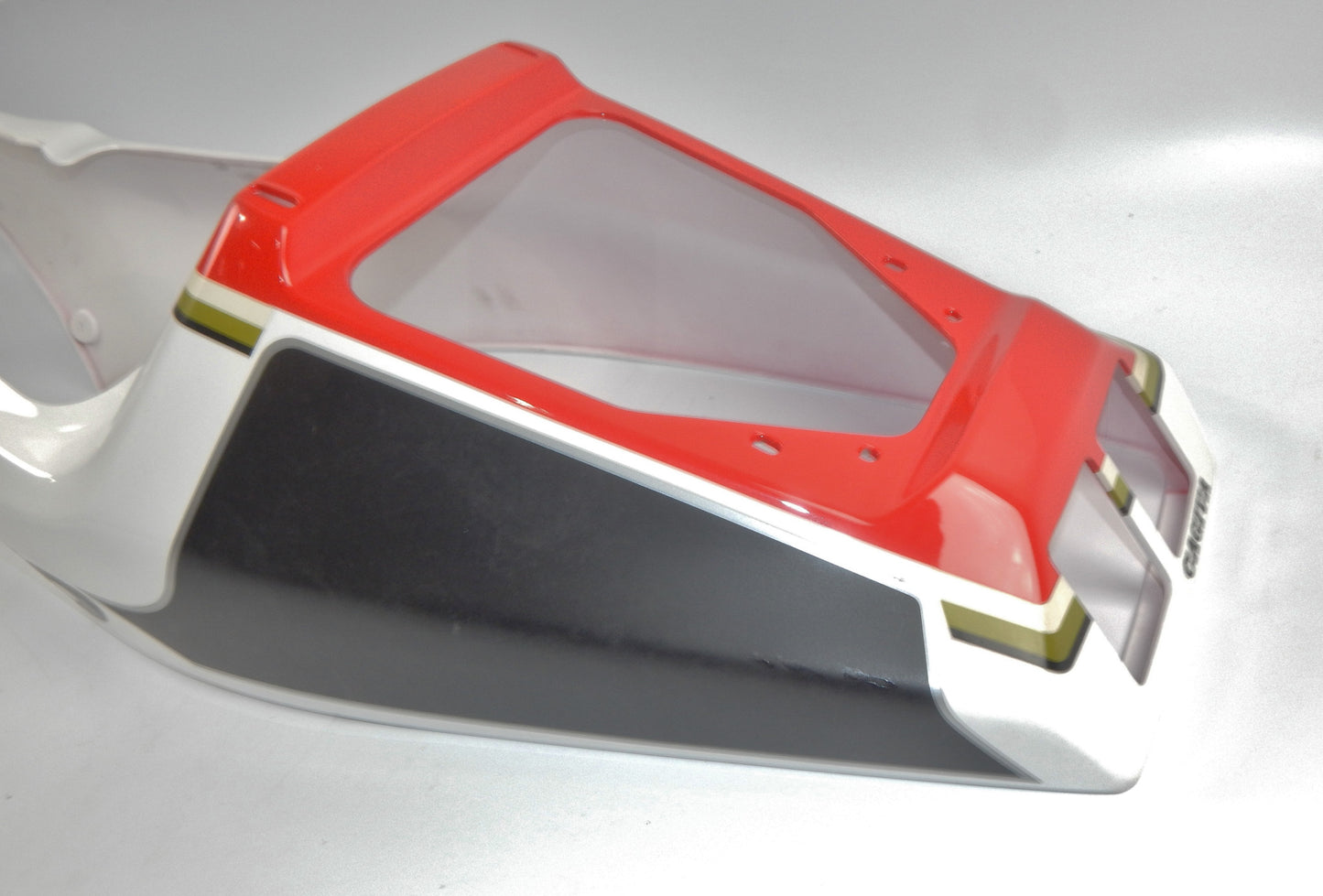 1990's CAGIVA MITO 125 7 SPEED REAR FENDER SEAT COWLING FAIRING WHITE VINTAGE IT - MotoRaider