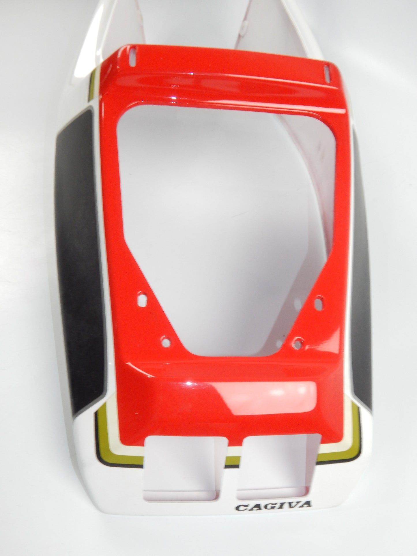 1990's CAGIVA MITO 125 7 SPEED REAR FENDER SEAT COWLING FAIRING WHITE VINTAGE IT - MotoRaider