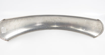VINTAGE MOTORCYCLE MOPED MUDGUARD FRONT FENDER STEEL CHROMED L=27 W=7" ITALY - MotoRaider