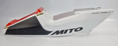 1990's CAGIVA MITO 125 7 SPEED REAR FENDER SEAT COWLING FAIRING WHITE VINTAGE IT - MotoRaider