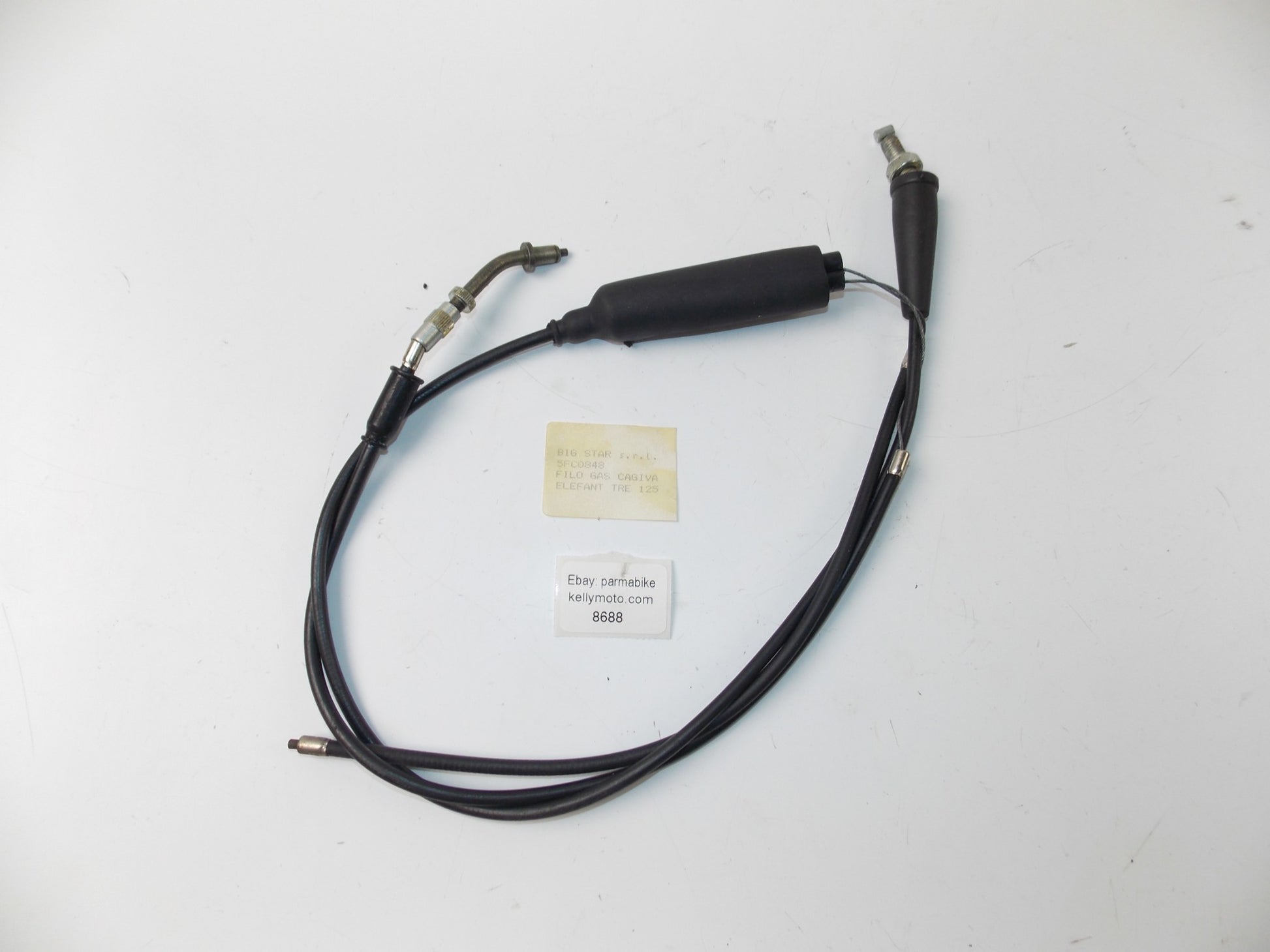 NOS 1980's  CAGIVA 125 THROTTLE CABLE BIG STAR  5FC0848 - MotoRaider
