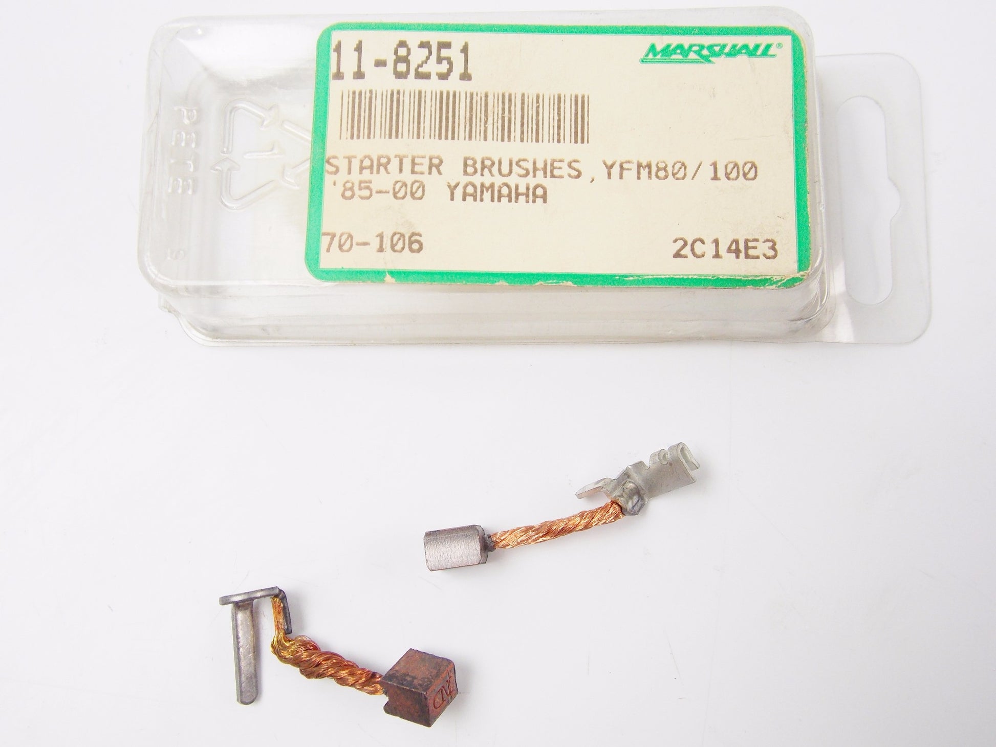 RICK'S STARTER BRUSHES YAMAHA 1985-2000 YFM80/100 70-106 | 11-8251 - MotoRaider