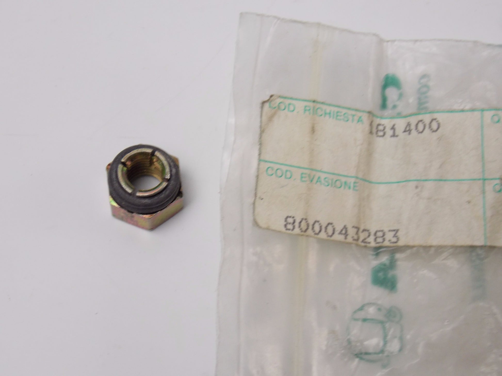 NOS CAGIVA HUSQVARNA 1989 WR 240/250/260/WRK 125 REAR WHEEL NUT 8x1.25 800043283 - MotoRaider