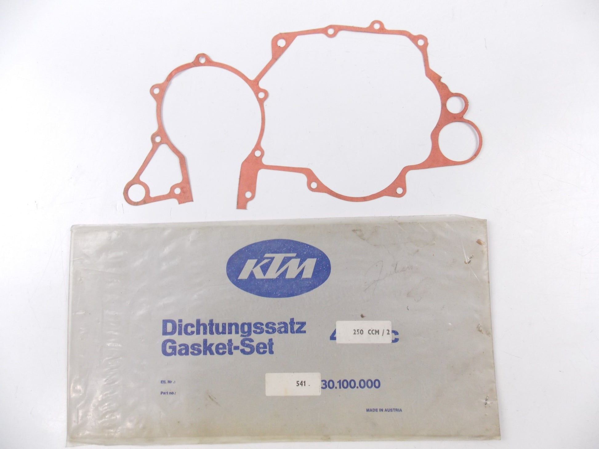 NOS OEM KTM ENGINE CASE GASKET 54130100000 - MotoRaider