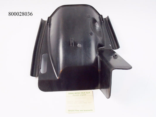 NOS OEM CAGIVA SST 350 REAR INNER FENDER GUARD MUD 800028036 - MotoRaider