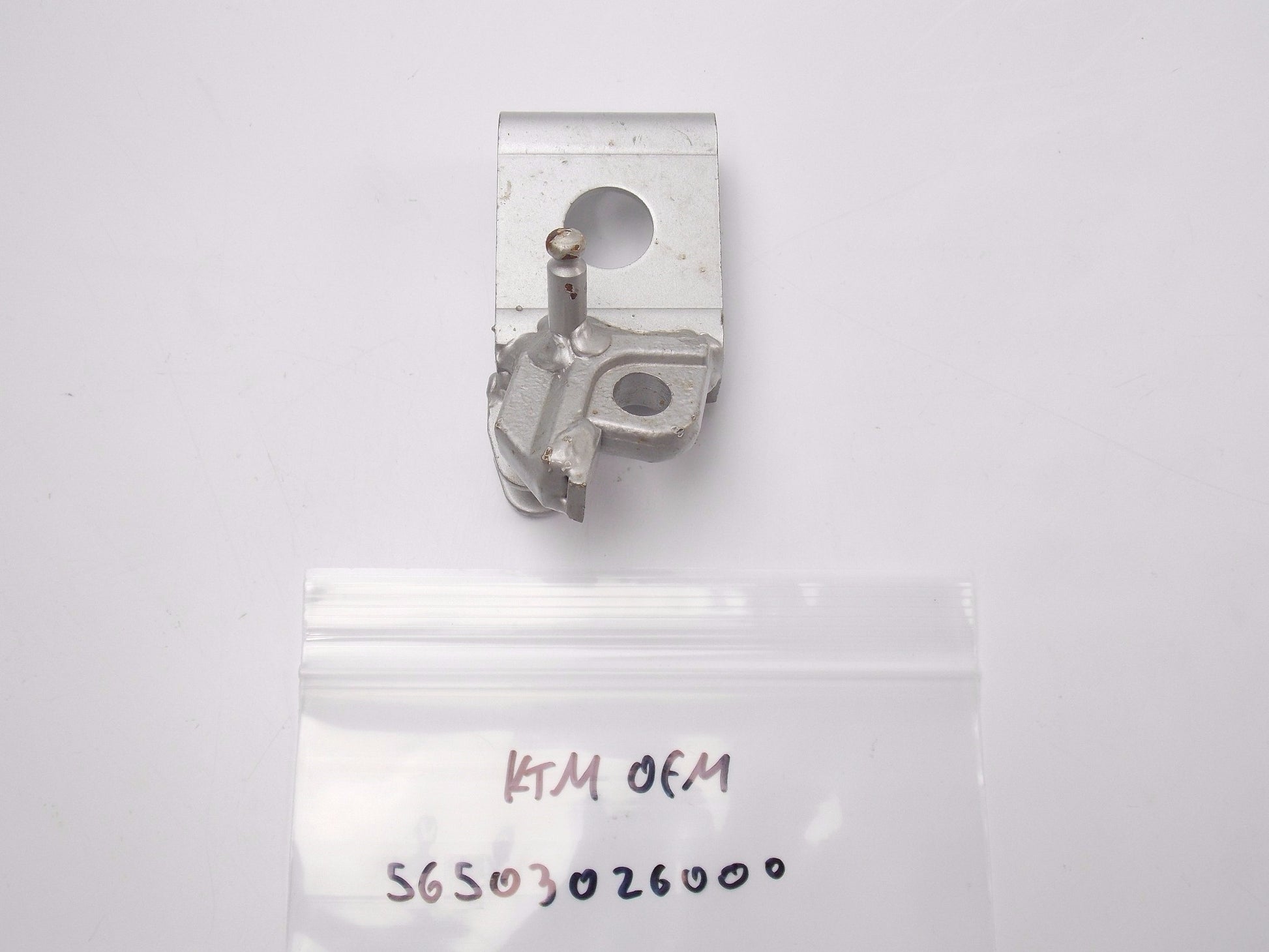 NOS OEM KTM '87 125-500 SIDESTAND BRACKET 56503026000 | 54503026000 - MotoRaider