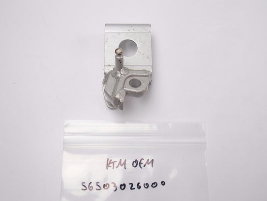 NOS OEM KTM '87 125-500 SIDESTAND BRACKET 56503026000 | 54503026000 - MotoRaider