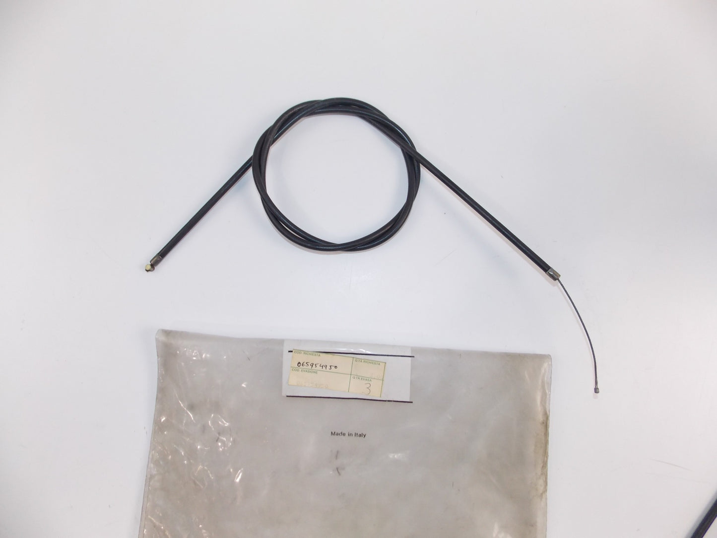 NOS OEM DUCATI FRONT BRAKE CONTROL CABLE 065954950 - MotoRaider
