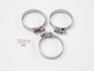 3 WM 38-57mm HOSE CLAMP PERFORATED BAND HI-TORQUE PIPE TUBING HOSE MOTORCYCLE - MotoRaider