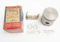 NOS ASSO WERKE 3663 PISTON + PIN + CLIPS D. 42.4mm FRANCO MORINI 17-8-9-18 - MotoRaider