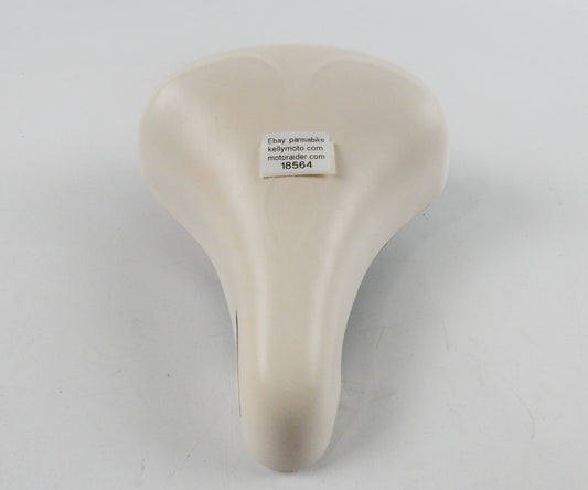 1988 SELLE ROYAL GONDOLA RVS/8001 SADDLE SEAT WITH TOOL BOX BICYCLE MOPED WHITE - MotoRaider