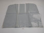 NOS MOPED VINTAGE WINDSHIELD VINYL APRON LEG PROTECTOR GRAY 27" X 20" - MotoRaider