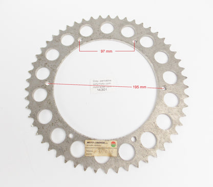 OEM LAVERDA ALUMINUM REAR WHEEL DRIVE SPROCKET 53 T. 41211065 | 41 211 065 - MotoRaider
