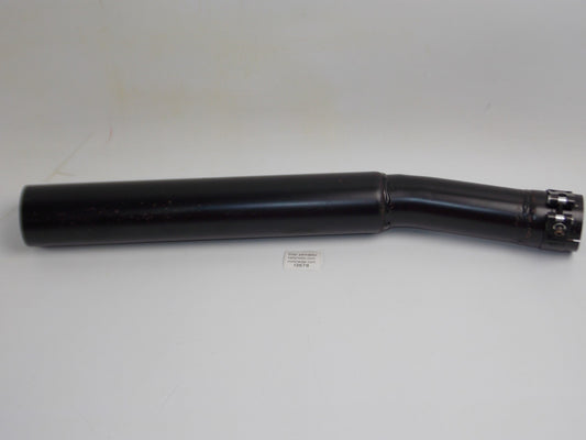 VINATGE MARVING MUFFLER PIPE EXHAUST BLACK L=615mm INLET ID=60mm BODY D=70mm - MotoRaider