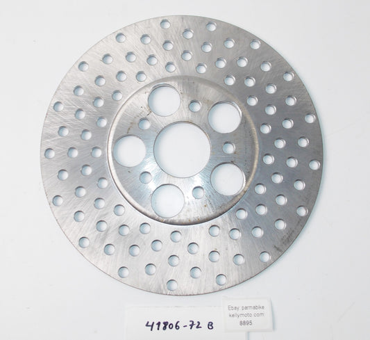 NOS AFTER MARKET FRONT BRAKE ROTOR DISC HARLEY DAVIDSON 1972-84 FL/FLH 41806-72B - MotoRaider