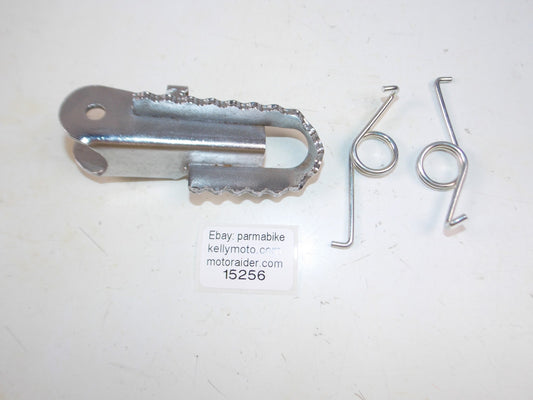 1982-1983 BETA CR 250 500 FRAME CHASSIS RIGHT FOOT PEG + RH LH SPRINGS VINTAGE - MotoRaider