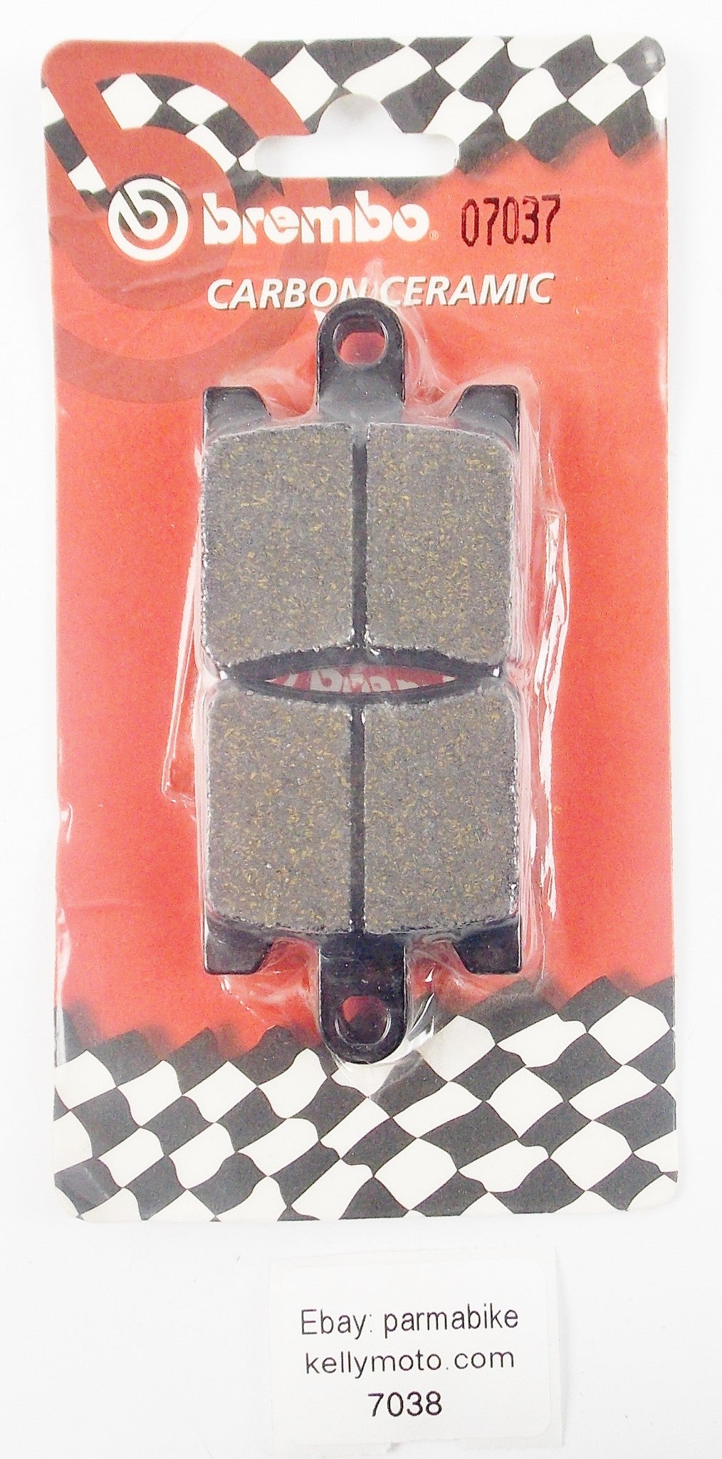 BREMBO 2002-16 KAWASAKI SC250 DAELIM OTELLO  BURGMAN BRAKE PADS 07037 - MotoRaider
