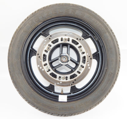 1986-1987 KAWASAKI GPX 750 RIM TIRE METZELLER FRONT WHEEL+BRAKE DISCS ROTOR - MotoRaider