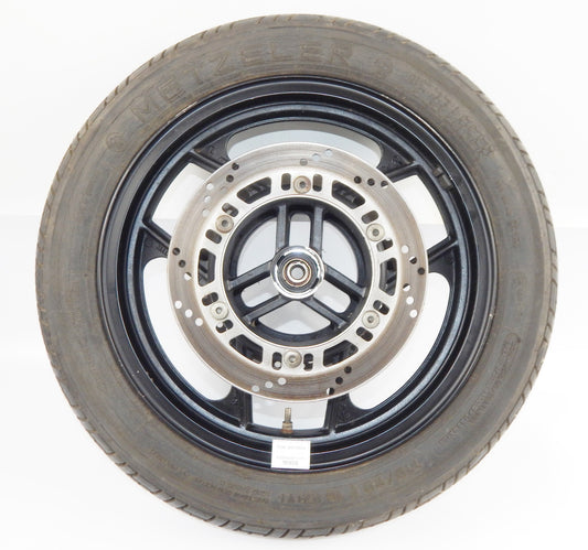 1986-1987 KAWASAKI GPX 750 RIM TIRE METZELLER FRONT WHEEL+BRAKE DISCS ROTOR - MotoRaider