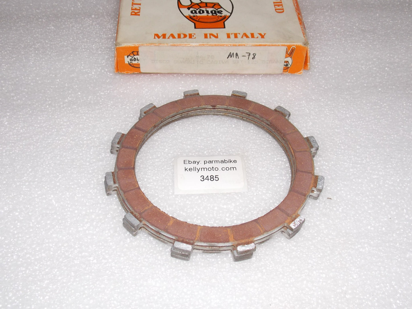 ADIGE MA-78 CLUTCH PLATE (3) CAGIVA 1988-93 BLUES 125 1981-87 ELEFANT 125 - MotoRaider