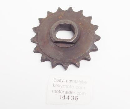 LAVERDA ZUNDAPP LZ 125 175 ENGINE MOTOR ZUNDAPP FRONT COUNTER SPROCKET 17T - MotoRaider