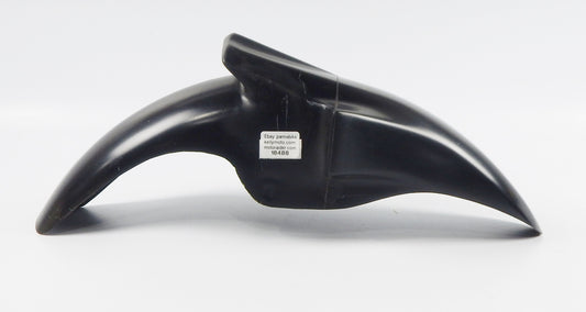 1980's DUCATI PANTAH 500/600 FRONT FENDER MUD GUARD FIBERGLASS BLACK VINTAGE - MotoRaider