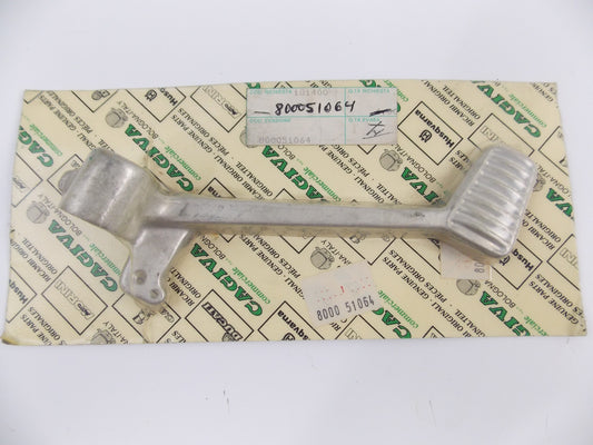 NOS OEM CAGIVA 1987 ALETTA ORO 125-S2 REAR WHEEL BRAKE PEDAL LEVER 800051064 - MotoRaider